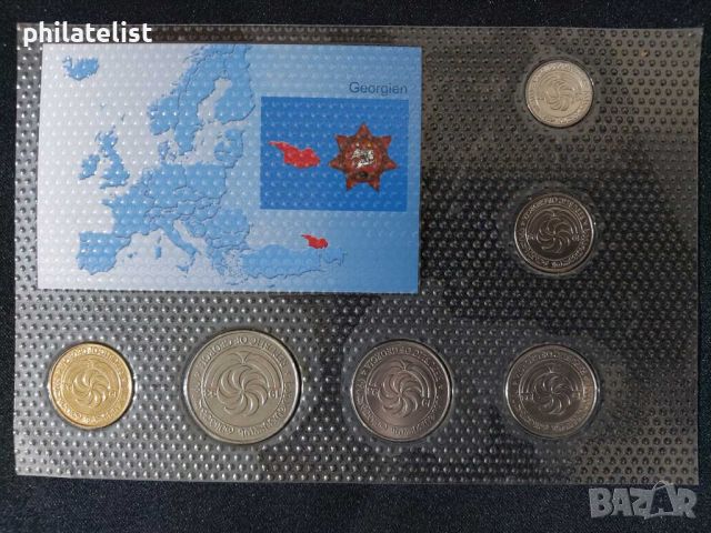 Грузия 1993 - Комплектен сет от 6 монети, снимка 2 - Нумизматика и бонистика - 45116783