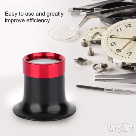 Часовникарска увеличителна мощна лупа за глава 15X око бижутери ремонт часовници професионална, снимка 6 - Други инструменти - 50921252