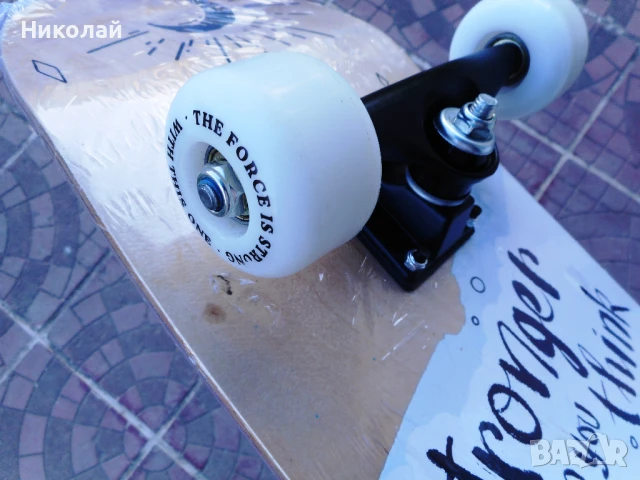 -45% НОВ Скейтборд Seven KIDS Movie Heroes MANDALOR Star Wars IAN GROGU, снимка 7 - Скейтборд, ховърборд, уейвборд - 50539875