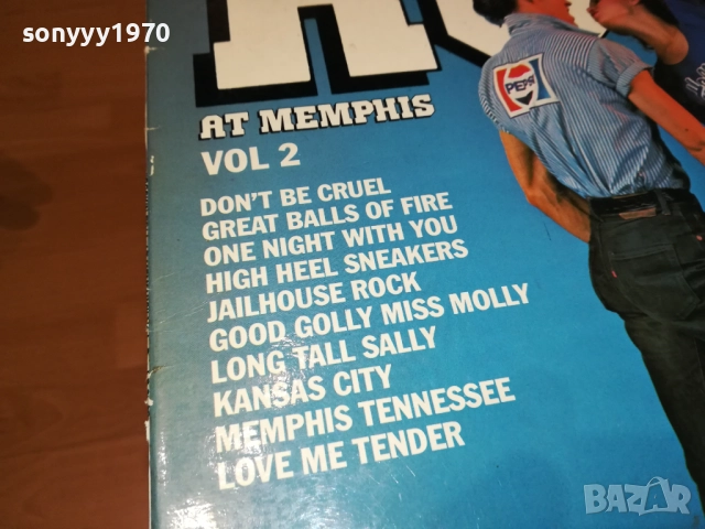 ROCK AT MEMPHIS-MADE IN FRANCE ПЛОЧА ОТ АНГЛИЯ 2110251949, снимка 5 - Грамофонни плочи - 52135217