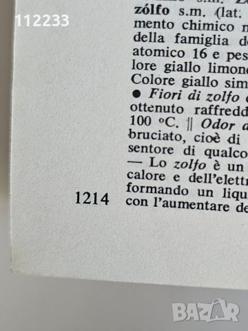 Dizionario della lingua italiana-Речник на италианския език, снимка 2 - Чуждоезиково обучение, речници - 46227717