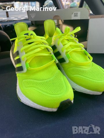 Adidas Ultraboost 22 neon green, снимка 8 - Маратонки - 45178294