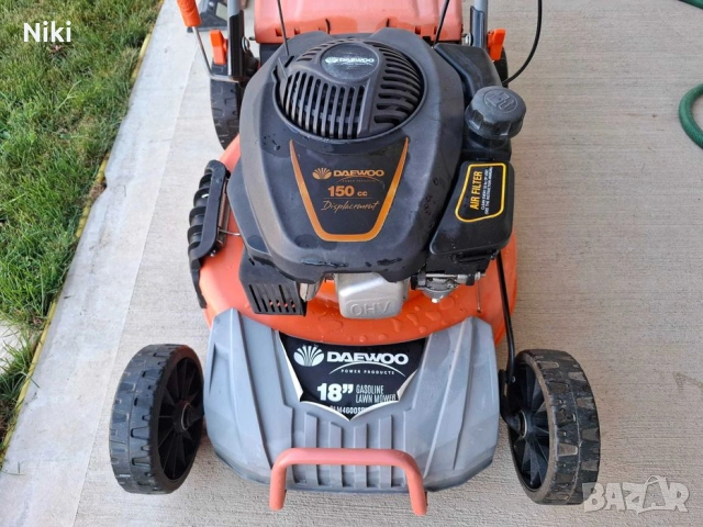 Бензинова косачка DAEWOO с функция мулчиране, снимка 3 - Градинска техника - 53697569