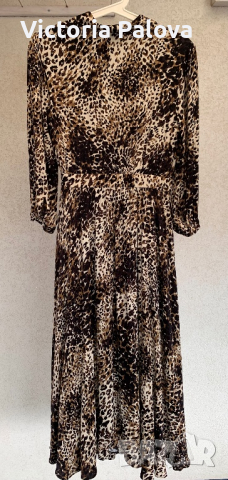 Невероятно красива рокля  леопардов принт ESPIGA, снимка 13 - Рокли - 44978832
