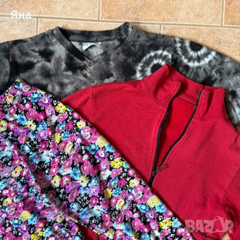 Колекция от дамски спортни суичъри и цветен клин