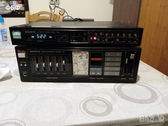 Sanyo усилвател и тунер