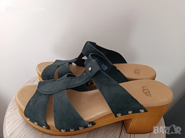 нови дамски сандали от естествена кожа тип сабо UGG, снимка 5 - Сандали - 53856489