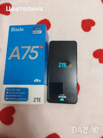 ЧИСТО НОВ! Телефон ZTE Blade A75, снимка 5 - ZTE - 49028844