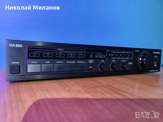 Telefunken HA-860 Усилвател, снимка 1 - Ресийвъри, усилватели, смесителни пултове - 47187326