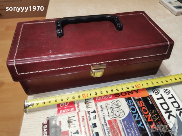 КОЖЕН КЕЙС ЗА 15 КАСЕТИ 2501262038, снимка 4 - Аудио касети - 53224541