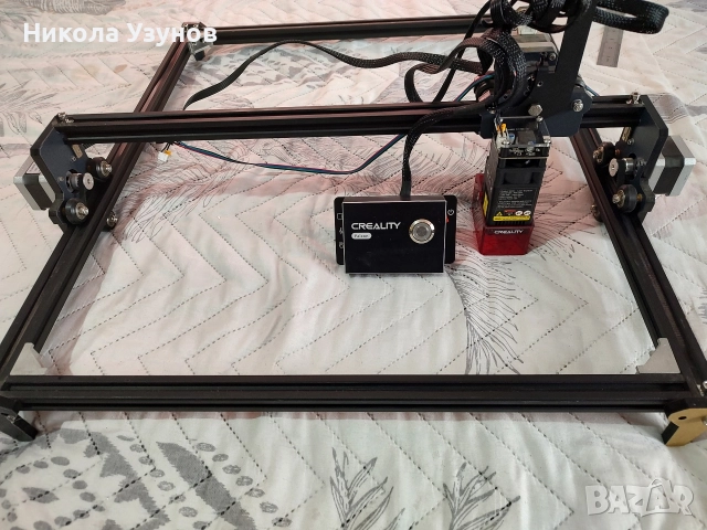 Гравиращ лазер Creality Falkon 5W+ рамка + материали за гравиране 