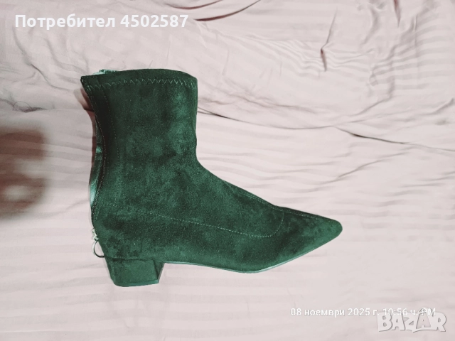 Черни островърхи боти, снимка 7 - Дамски боти - 52894375