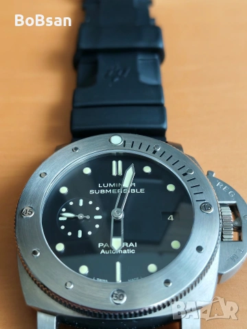 Panerai Submersible Titanium 1950 3 Days Automatic PAM00305, снимка 4 - Мъжки - 54093220