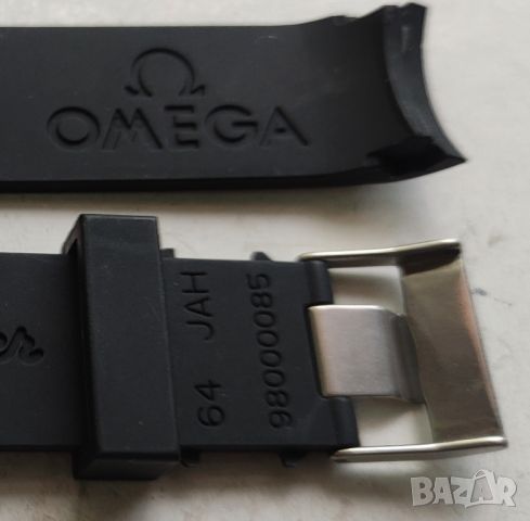 Силиконова каишка OMEGA 20мм, снимка 8 - Каишки за часовници - 45320400