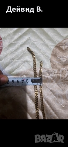 Позлатени с 14к злато гривна и верижка, снимка 4 - Колиета, медальони, синджири - 51668214