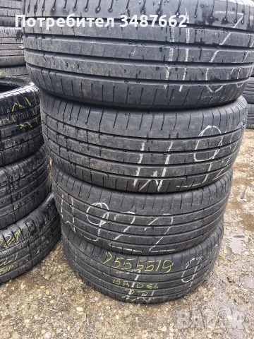 255 55 19 BRIDGESTONE 4броя летни дот 2022г 