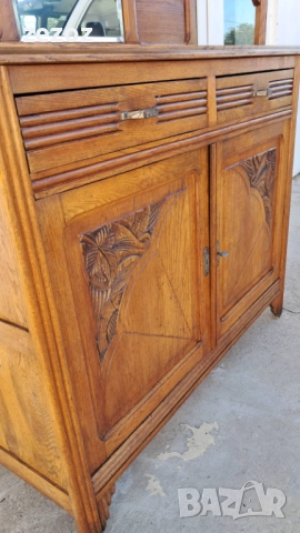 Шкаф антикварен масив №49, снимка 9 - Шкафове - 51522983