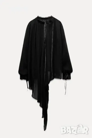 Асиметрична риза Zara, снимка 2 - Ризи - 50245954