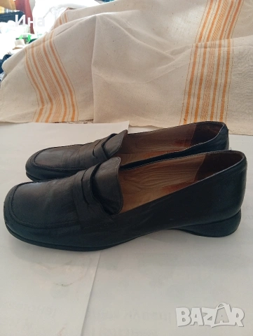 Черни обувки естествена кожа, снимка 3 - Дамски ежедневни обувки - 53705791