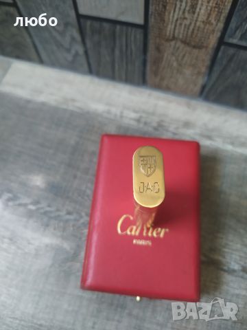 Запалка CARTIER във 20 м Златно Покритие Обслужена  Пали 100 от 100 Перфектната , снимка 9 - Антикварни и старинни предмети - 46065465