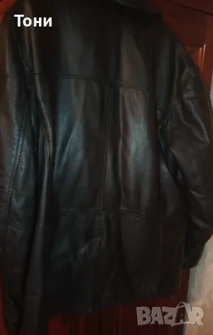 Ново Мъжко Зимно Яке Изцяло от Естествена Кожа XL , снимка 10 - Якета - 49485957