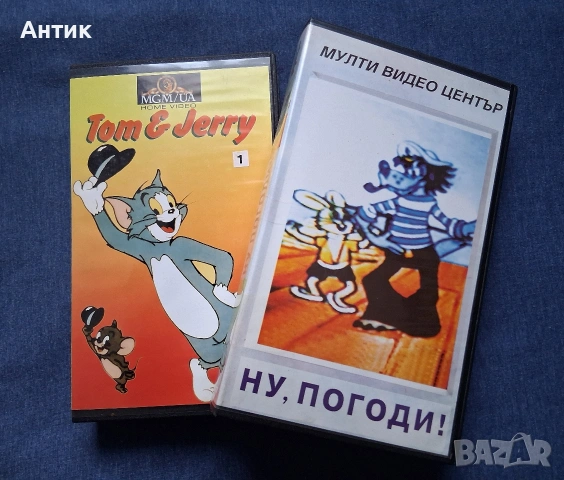 Лот Видеокасети VHS Костенурките Нинджа Том и Джери Ну , Погоди, снимка 6 - Анимации - 54220447