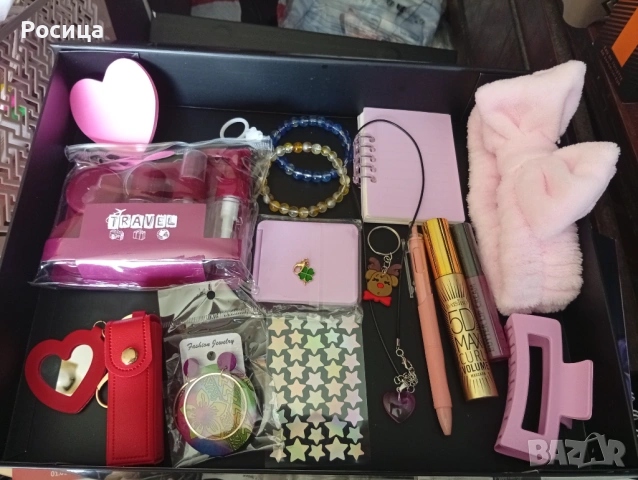 Комплект козметика и бижута 