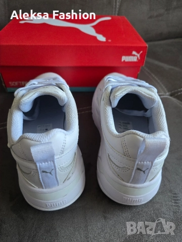 Puma дамски бели кожени маратонки кецове , снимка 3 - Маратонки - 52049982