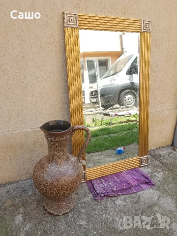 Огледало кристално позлатена рамка, снимка 14 - Антикварни и старинни предмети - 50668203