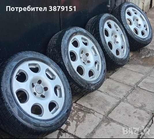 джанти и гуми Audi A4 и др5x112 16ки, снимка 2 - Гуми и джанти - 53385576