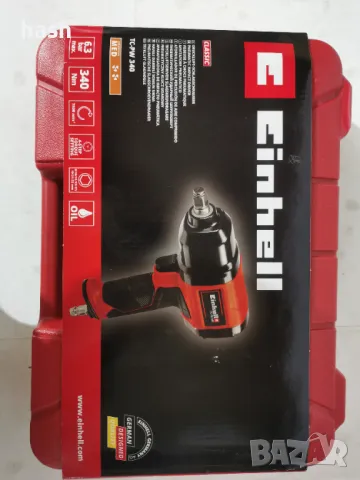 Пневматичен гайковерт Einhell TC-PW 340, 340 Nm, 6.3 бара, снимка 2 - Винтоверти - 48566575