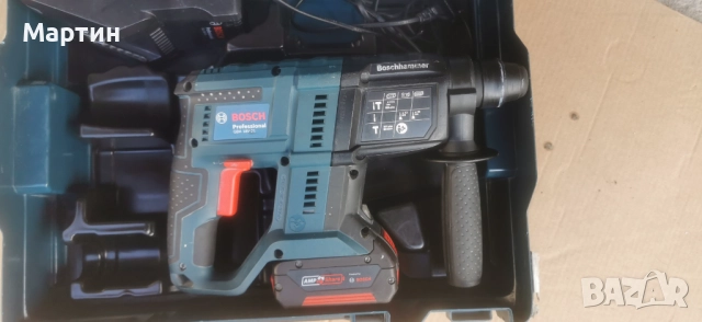 BOSCH GBH 18V-21 - Акумулаторен безчетков перфоратор като нов!, снимка 4 - Перфоратори - 52892311