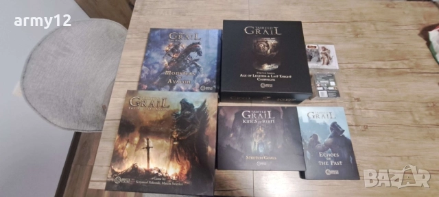Настолна игра Tainted Grail + разшитения, снимка 7 - Образователни игри - 52672436