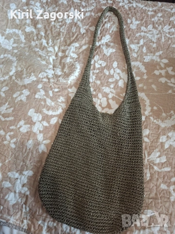 Дамска плетена чанта , снимка 2 - Чанти - 54208397