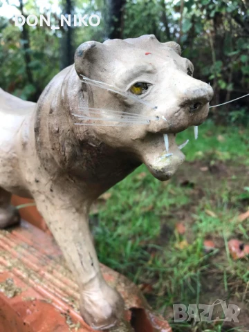 Макет на лъвица от папиемаше., снимка 2 - Антикварни и старинни предмети - 51352111