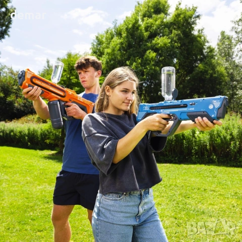 Електрически воден пистолет Aqua Blaster AB-400, акумулаторен, 600 мл, снимка 3 - Електрически играчки - 54105326