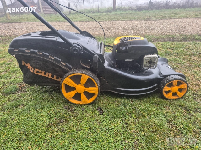 Бензинова самоходна косачка "McCulloch" с кош, снимка 4 - Градинска техника - 54036445
