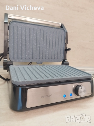 Електрическа скара Cecotec 1500 Take & Clean, Rock'nGrill, 1500 W, снимка 3 - Скари - 52870433