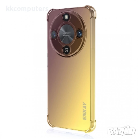 Калъф ENKAY за Honor Magic8 Lite 5G - TPU, Shockproof с Удебелени Ъгли, Градиентен Дизайн, Вкл. Прот, снимка 3 - Калъфи, кейсове - 53174859