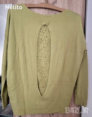 Италиански дизайнерски пуловер, снимка 4 - Блузи с дълъг ръкав и пуловери - 46451412
