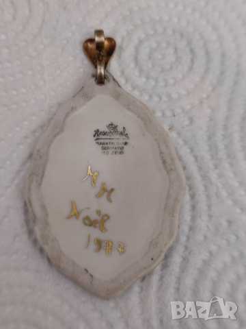 старинен порцеланов медальон rosenthal, снимка 4 - Антикварни и старинни предмети - 44979017