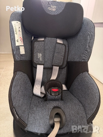 Детско столче за кола i-SIZE Britax Romer Dualfix, 40-105 см, Синьо , снимка 5 - Столчета за кола и колело - 52857142
