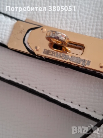 Дамска чанта в бял цвят, снимка 4 - Чанти - 54192577