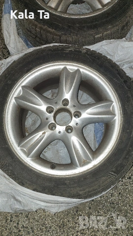 Оригинални джанти от w209 16 цола, снимка 6 - Гуми и джанти - 53447230