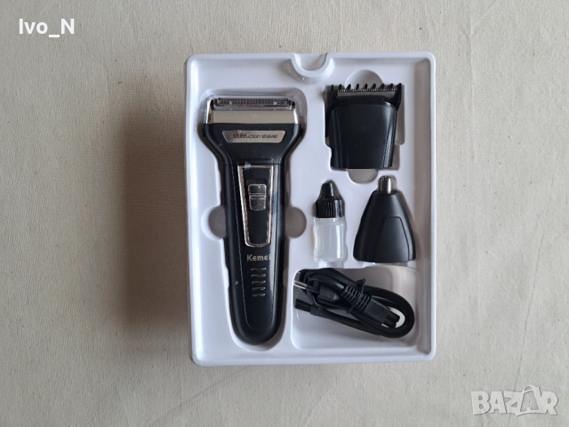 Машинка за бръснене и подстригване Kemei KM-6558., снимка 3 - Машинки за подстригване - 53635409