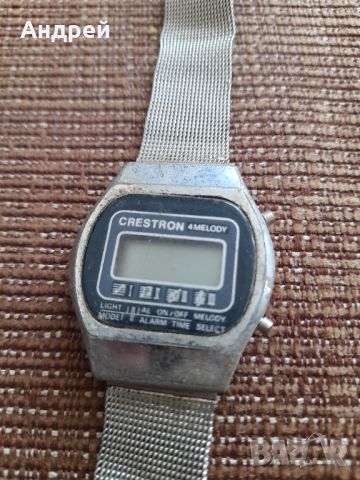 Стар електронен часовник Crestron, снимка 2 - Антикварни и старинни предмети - 45543528