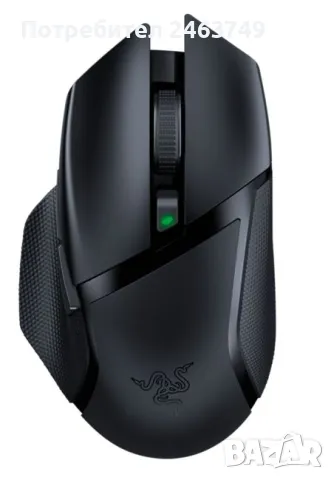 Гейминг мишка Razer - Basilisk X HyperSpeed, оптична, безжична, черна, снимка 1 - Клавиатури и мишки - 47750227