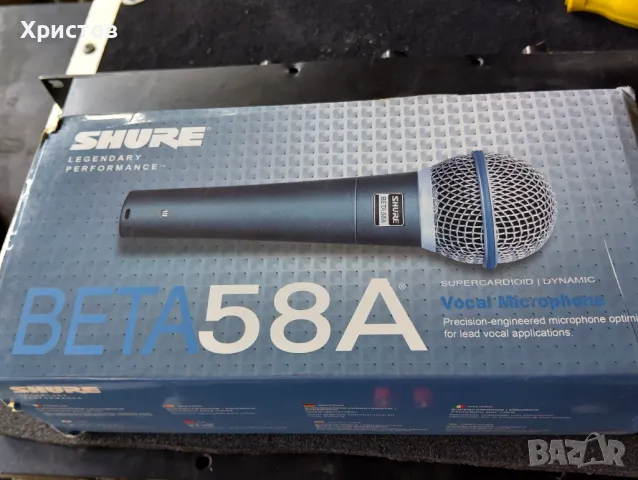 SHURE BETA 58A, снимка 1 - Микрофони - 47198344