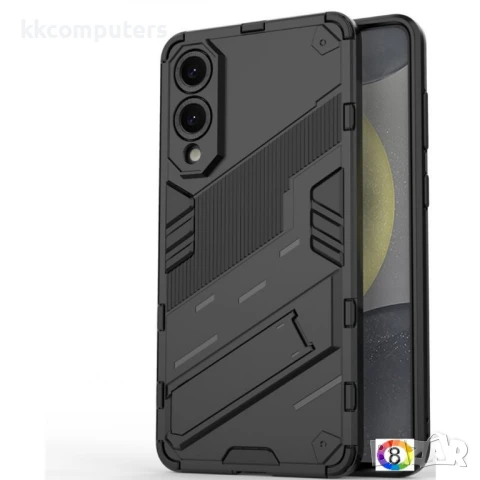 Samsung Galaxy S25 Edge Punk Armor/ Kickstand PC+TPU Удароустойчив Калъф и Протектор