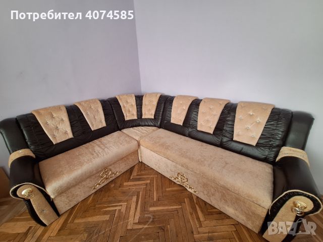 Голям ъглов диван, снимка 3 - Дивани и мека мебел - 45526886